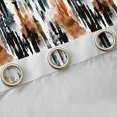 thumbnail image 4 of Manfei Abstract Geometric Curtains Pack of 2 (42x84 Each), Black Brown Watercolor Curtains Blackout, Modern Stripe Omnre Bedroom Curtains, Curtains and Drapes Home Decor, 4 of 6