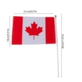 thumbnail image 2 of Hand Cranked Flags for Sports Games, Portable Hand Held Flags with Plastic Pole for Football Fan Parties, Bar Decor, Parades, Cheering, 8.27 x 5.51 Inches, Multicolor, 2 of 6
