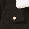 thumbnail image 6 of MexChoioe Boys and Girls Corduroy Jacket with Fleece Collar Long Sleeve Button Up Outerwear Fall Winter Warm Soft Casual Daily Winter Coat for Kids, 6 of 7