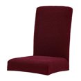 thumbnail image 1 of Estirar cubierta muebles / cubierta del respaldo del cubierta del spandex del de cuadros jacquard del spande rojo Macarena Cubierta de silla de comedor elástica, 1 of 1