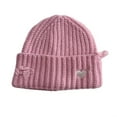 thumbnail image 2 of Children's Kids Girls Boys Thermal Lined Plain Hat Stretchy Beanie Hat 1 to 15 Yeas for Winter Autumn, 2 of 3
