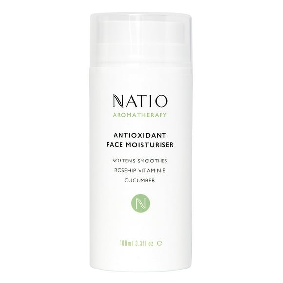 Crema hidratante Natio Australia, aromaterapia, antioxidante, 100 ml