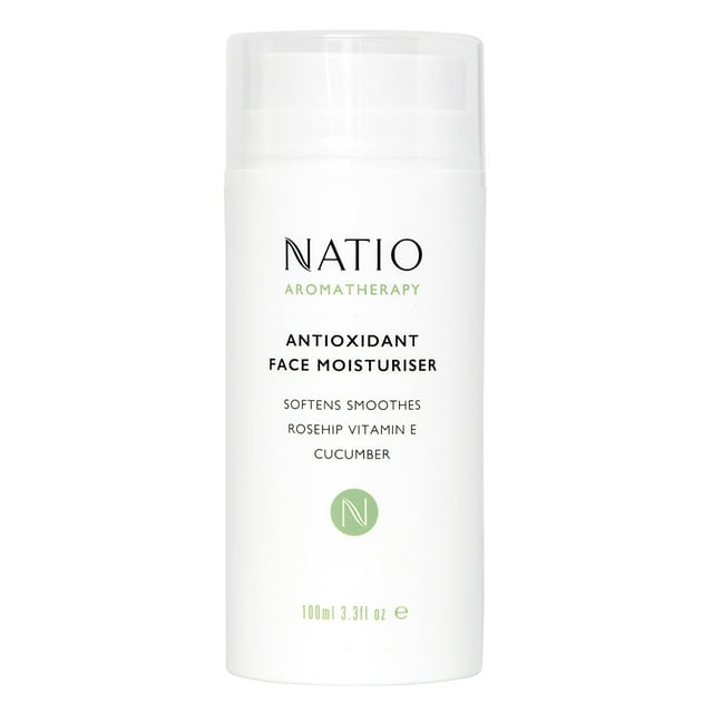 Crema hidratante Natio Australia, aromaterapia, antioxidante, 100 ml