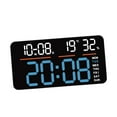 thumbnail image 2 of Elodie Alarm Clock Modern Temperature Detect Desk Clock for Living Room Hall Beside blue light, 2 of 8
