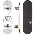thumbnail image 1 of Monopatín completo Magneto | Madera de arce | Rodamientos ABEC 5 | Cubierta cóncava de doble patada | Monopatín del crucero del monopatín de los niños | Patinetas para principiantes, adolescentes y ad, 1 of 5