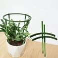 thumbnail image 4 of Travelwant 6 Sets Garden Plant Support Stake Round Garden Plant Support Ring Border Support, Plant Support Ring Cage for Rose Flowers Vine Tomato, 4 of 7