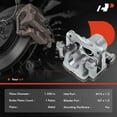 thumbnail image 2 of A-Premium Disc Brake Caliper Assembly with Bracket Compatible with Toyota Camry 2007-2010 Avalon 2008-2011 Lexus ES350 2007-2011 Rear Driver Side, 2 of 9
