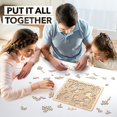 thumbnail image 4 of WOODSTERS Mind Bending Difficult Wooden Jigsaw Puzzle - Advanced Hard Aztec Labyrinth - 130 Pieces for Adults, Complex Challenging Brain Teaser Game, 4 of 5