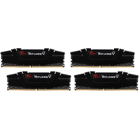 G.SKILL Ripjaws V Series 64GB (4 x 16GB) 288-Pin PC RAM DDR4 3200 (PC4 25600) Desktop Memory Model F4-3200C16Q-64GVK