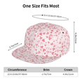 thumbnail image 6 of Balery Baseball Cap Flat Bill Hats for Men Adjustable Size for Running Workouts and Outdoor Activities All Seasons Dad Hat(Cute Hand Drawn Hearts ), 6 of 9