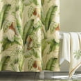 thumbnail image 2 of Tommy Bahama Palmiers Rideau de Douche, Vert Moyen, 2 of 3