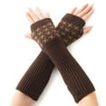 thumbnail image 1 of Manchons de Bras d'Hiver Mode Protecteurs Unisexe Trou pour Pouce Chauffe-Bras Couvre-Bras, 1 of 10