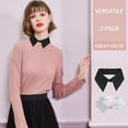 thumbnail image 6 of CAILDANL False Collar Peter Pan Blouse Detachable Choker Necklace Faux Collar, 6 of 6
