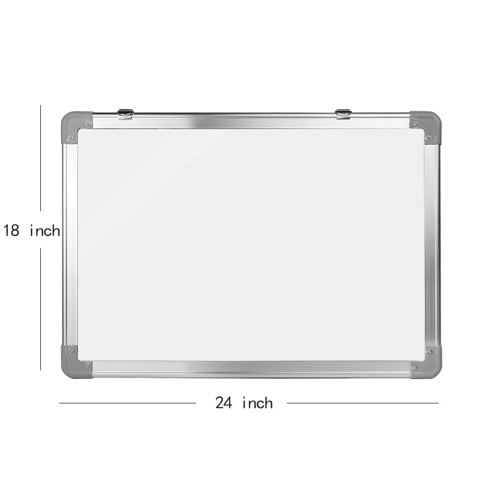 24″ x 18″ Magnetic Dry Erase Board with Aluminum Frame – Magnetic Whiteboard for Home, Office & School