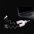 thumbnail image 4 of SUSUchens 2 in 1 3.5mm Male to Female Jack Microphone Audio Splitter Converter Adapter White, 4 of 9