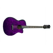 Luna Gypsy Quilt Ash Trans Purple w/ Preamp