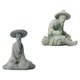 thumbnail image 2 of 2Pcs Fishing Elder Shape Adornment Creative Landscaping Prop DIY Garden Decor, 2 of 4