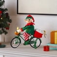thumbnail image 3 of Mr. Christmas 11 in. Animated Cycling Elf, 3 of 6