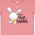 thumbnail image 4 of Inktastic My 1st Easter with Cute Bunny and Carrot Boys or Girls Baby T-Shirt, 4 of 5