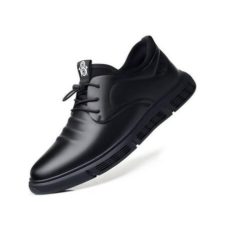 

Ritualay Men Sneakers Non-Slip Flats Drawstring Athletic Shoe Breathable Daily Casual Outdoor Sport Comfort Sneaker Black 8.5