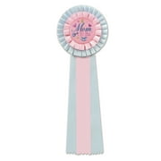 Beistle Pack of 3 Pink and Blue "Mom to Be" Baby Shower Deluxe Rosette Ribbons 13.5"