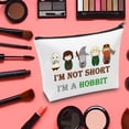 thumbnail image 4 of LEVLO Hobbit Movie Cosmetic Bag Hobbit Fans Gift I'm Not Short I'm a Hobbit Makeup Zipper Pouch Bag Hobbit Power Gift, 4 of 4