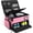 PINK, variant on 4-Layer Golf Trunk Organizer, Golfer Gifts for Men Women with Separate Ventilated Compartment for 2 Pairs Shoes, Waterproof Car Golf Locker Storage Bag for Golf Gear and Accessories,Blue