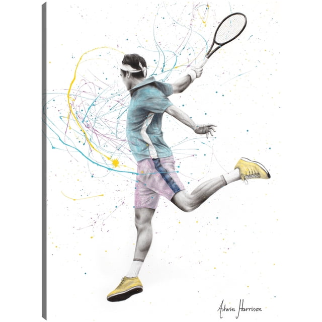 Cuadro Decorativo | Fine Art Tj | Tenista Por Ashvin Harrison - 117 x 89 cm