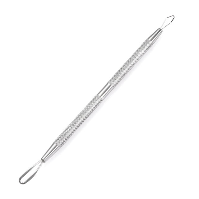 Qarigey Comedown Remover Acero inoxidable Blackhead Whitehead Spot Face Beauty Extractor de acné Reutilizable Limpieza de extracción de Tratamientos faciales Como se muestra Tipo 1