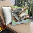 thumbnail image 1 of Ahgly Company Coussin d'Extérieur Animaux Koala, 18 Pouces par 18 Pouces, 1 of 6