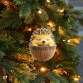 thumbnail image 4 of WKSCLPAI Christmas Forest Animal Acorn Ornaments, Cozy Cute Macron Color Animal-Theme Hanging Decorations, Xmas Tree Decor, Rustic Home Decor Holiday Accents, Holiday Gifts, 4 of 6