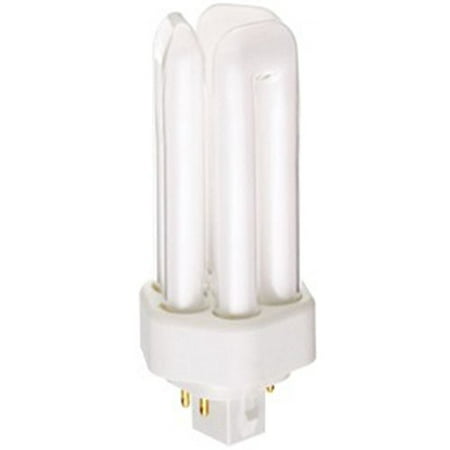 

Sylvania 20877 (4-Pack) CF18DT/E/IN/835/ECO 18-Watt Triple Tube Compact Fluorescent Light Bulb 3500K 1164 Lumens 82 CRI T4 Shape 4-Pin GX24q-2 Base