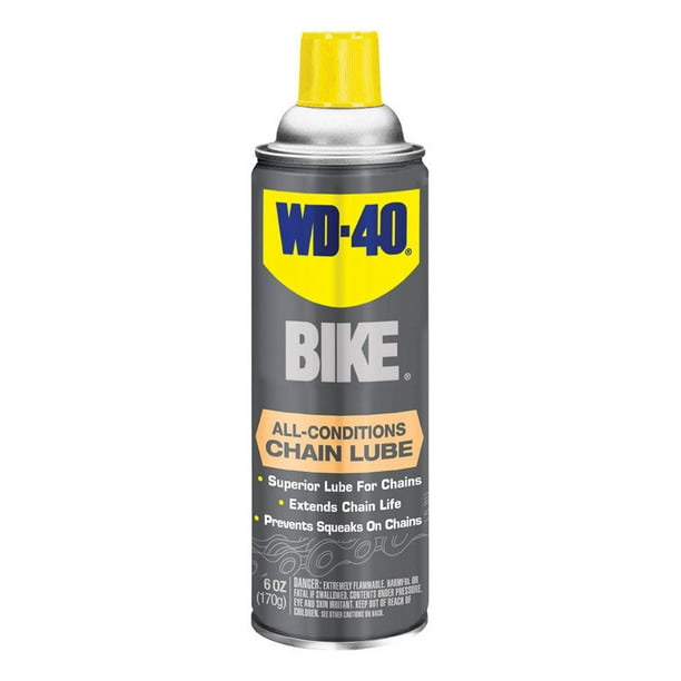 Lubricante para cadena de bicicleta WD-40, para todo tipo de condiciones, 177 ml