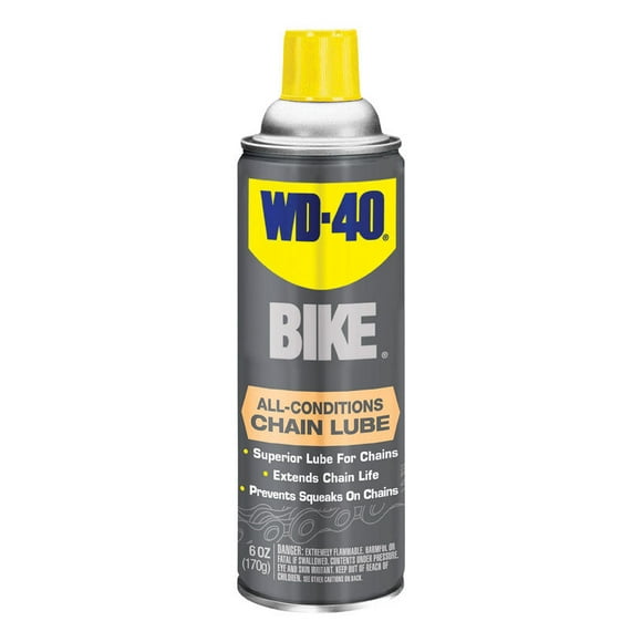 Lubricante para cadena de bicicleta WD-40, para todo tipo de condiciones, 177 ml