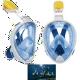 thumbnail image 1 of 2 Snorkel Mask Set - 180 Degree Full Face Snorkel Masks for Adult or Kids with Anti Fog and Anti-Leak Technology - Set of 2, 1 of 4