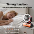 thumbnail image 3 of 10400/20000mAh Camping Fan with Light, 4-Level LED Brightness, Multi-Speed & Rotatable, Portable 2-in-1 Cooling & Lighting Fan for Tent, Outdoor & Office, 3 of 11