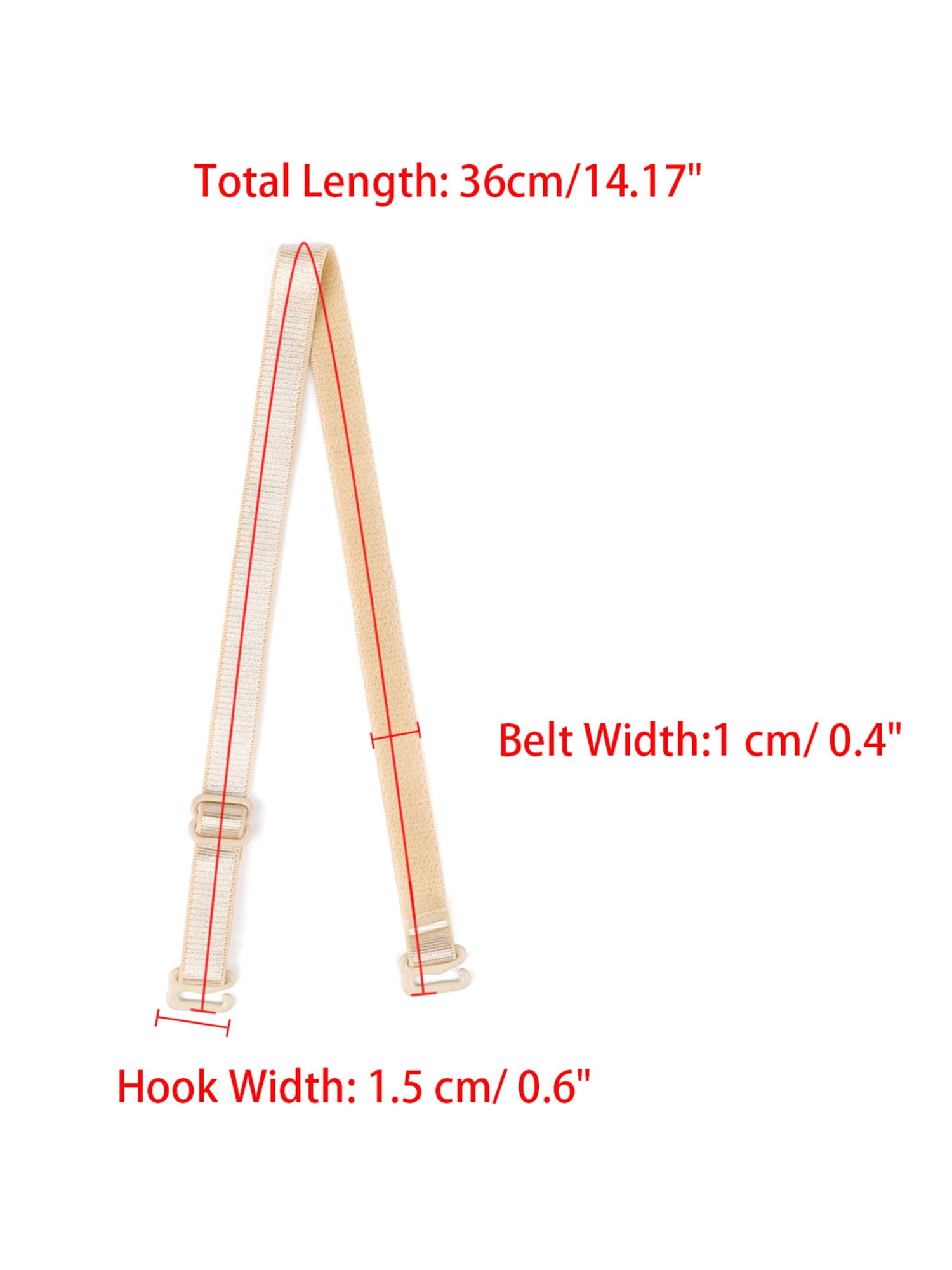 Unique Bargains Stretchable Shoulder Bra Shoulder Straps Women Elastic Bra Straps