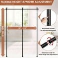 Room Divider Curtain Rod No Drilling Tension Rod Room Dividers for