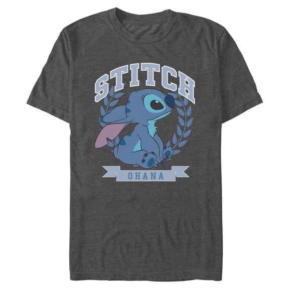 Mens Lilo & Stitch Athletic Ohana T Shirt