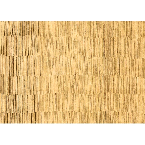 Ahgly Company Indoor Rectangle Solid Brown Modern Area Rugs, 5' x 8'