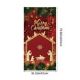 thumbnail image 3 of NWOKYZGH Christmas Door Cover for Front Door - Nativity Scene Xmas Decorations Jesus for the Season Banner, Large Christmas Backdrops for Photography, Party Decor Supplies, 3 of 6