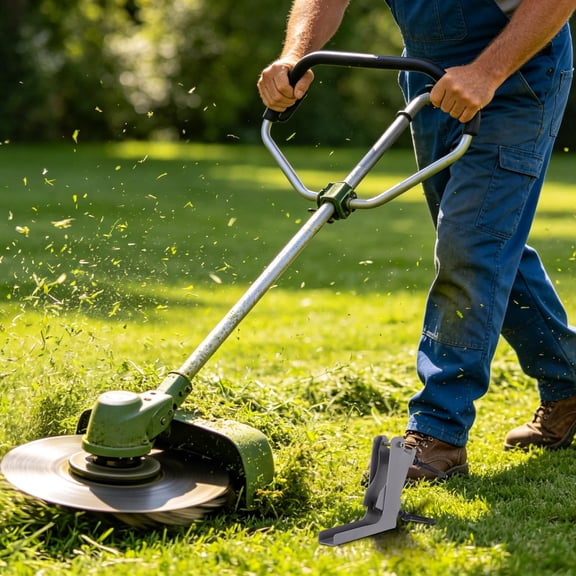 ELAYARD 1Set Lawn Aerator Attachment with Metal Foot Plate for Weed Extraction and Soil Loosening