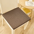 thumbnail image 7 of Lohuatrd Comfortable Cotton Linen Chair Cushion Relieves Pain Pressure Strap Design Non-Slip Memory Foam Seat Cushion, 7 of 7