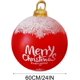 thumbnail image 3 of Venta de bolas inflables de Navidad, 60 cm, grandes, para exteriores, de PVC, para Navidad, inflables gigantes, reutilizables, muñecos de nieve de Papá Noel, para decoración de jardín y patio de Navid, 3 of 5