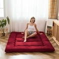 thumbnail image 6 of Japanese Floor Mattress Futon Mattress, Memory Foam Futon Roll Up Guest Mattress Queen Size, 6 of 7