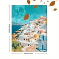 thumbnail image 3 of Oia Santorini Greece Seascape Canvas Wall Art，Perfect for Living Room，Kitchen， Bathroom， and Office Decor., 3 of 8