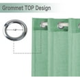 thumbnail image 2 of JUNELILY Sheer Window Panels For Home Decor Living Room Bedroom Privacy - Green 53 x 63", 2 of 7