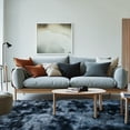thumbnail image 3 of SARAG Large Area Rugs, 8x10ft Anti-Skid Fluffy Shag Carpets for Living Room Kids Room Home Bedroom Floor Shaggy Rug,Tie-Dye Blue-Gray, 3 of 10