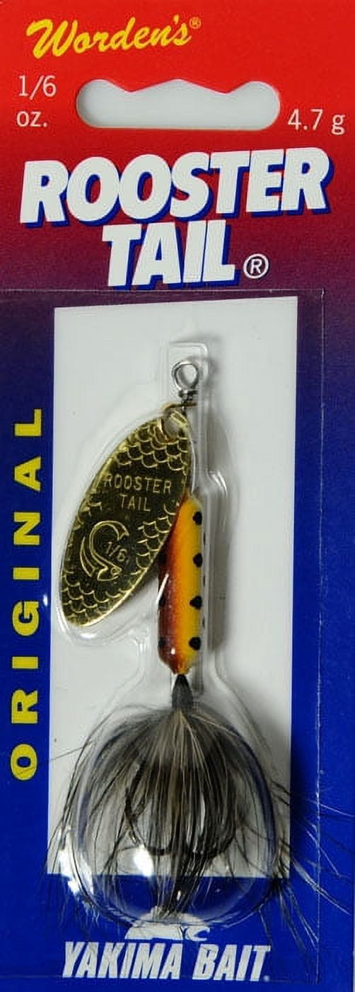 (2 pack) Worden's Original Rooster Tail - 1/6 oz. - Brown Trout