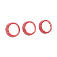 thumbnail image 3 of 3pcs Rangée Arrière Air Conditionné Bouton Anneaux Lunette pour Land Rover Defender 20202021red, 3 of 14